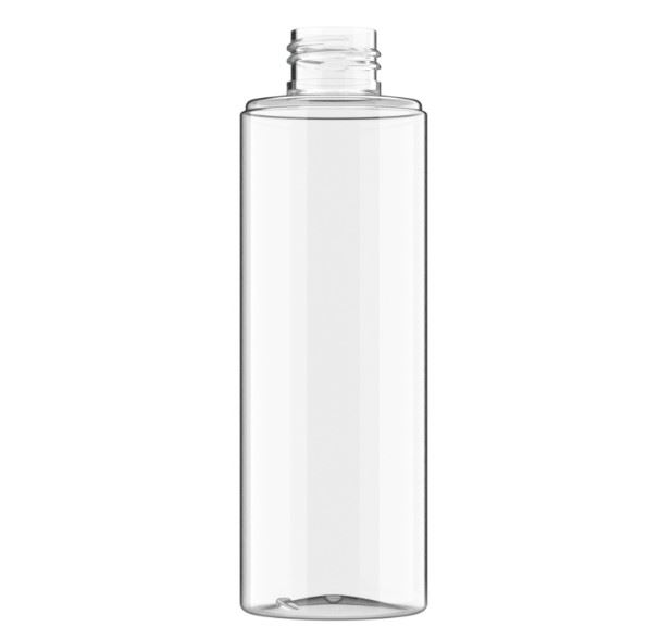 250ml Clear PET Disc Cylindrical, 24/410 (To suit Double Wall Disc Top 24/410)